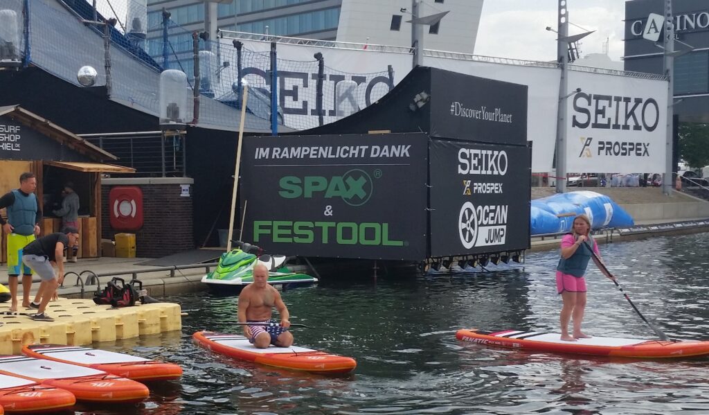 Kieler Woche 2018: Konny Reimann eröffnet SEIKO Prospex OCEAN Funpark