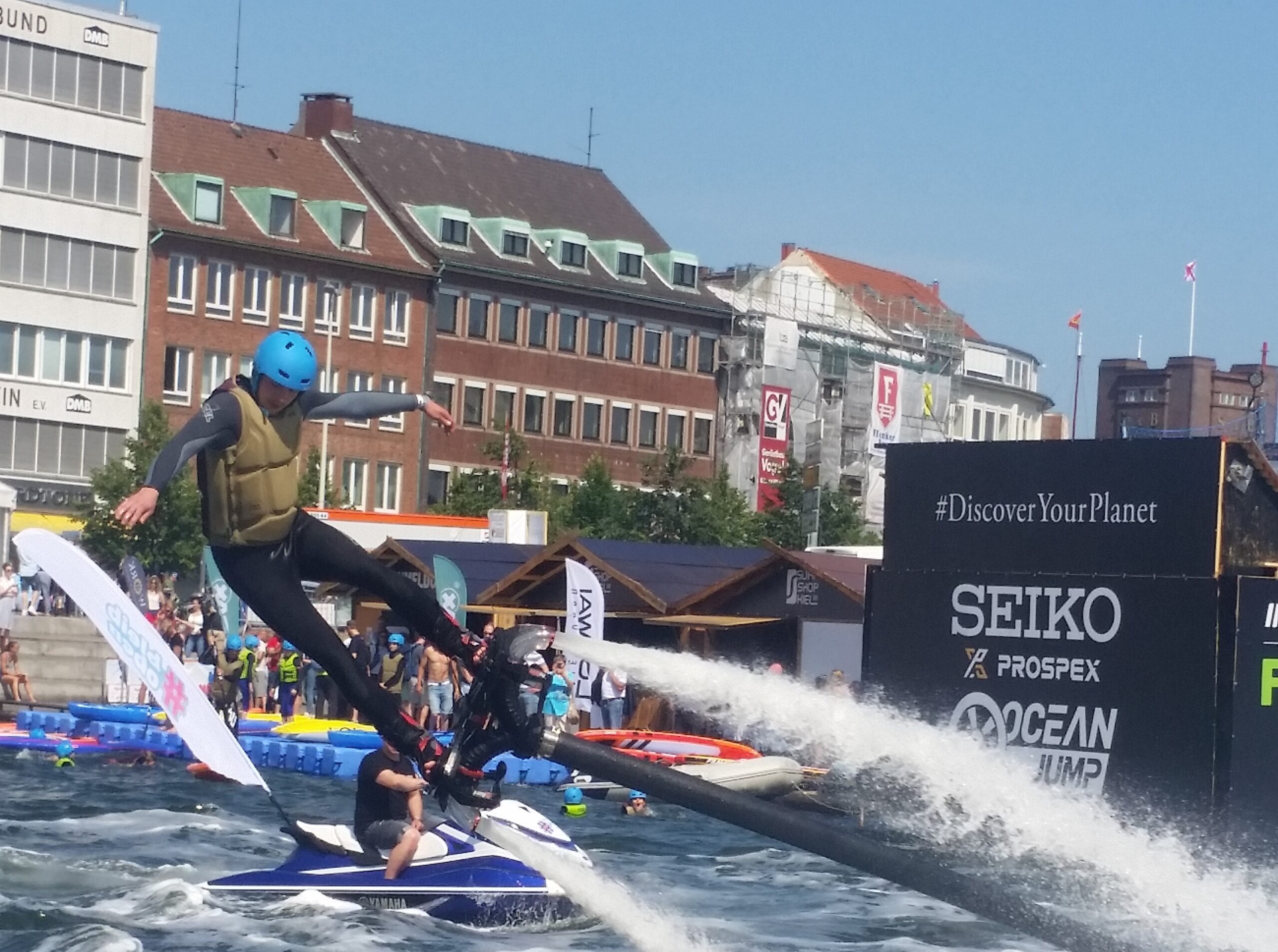Flyboarding im OCEAN Funpark 2019 – Spektakel am Bootshafen zur Kieler Woche