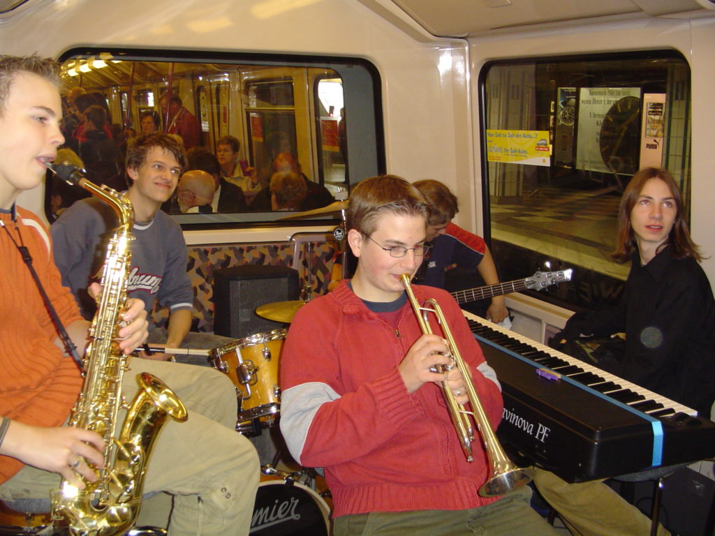 jazztrain Hamburg 2004 – Paul Schmidt Band – Jazz in der U-Bahn