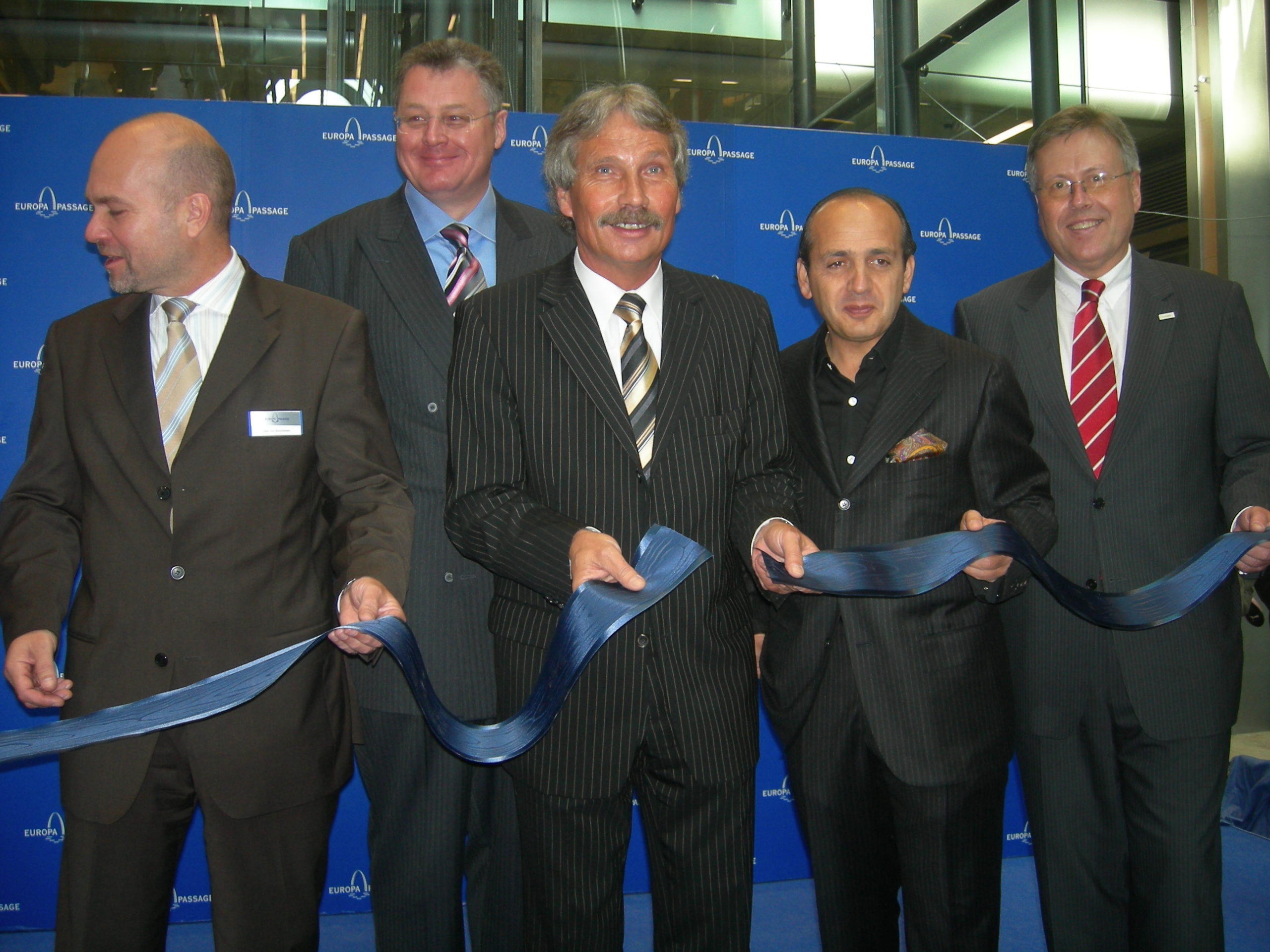 Eröffnung der Europa Passage in Hamburg